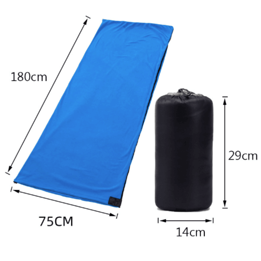 Lightweight Polar Fleece Camping Sleeping Bag - VirtuousWares:Global
