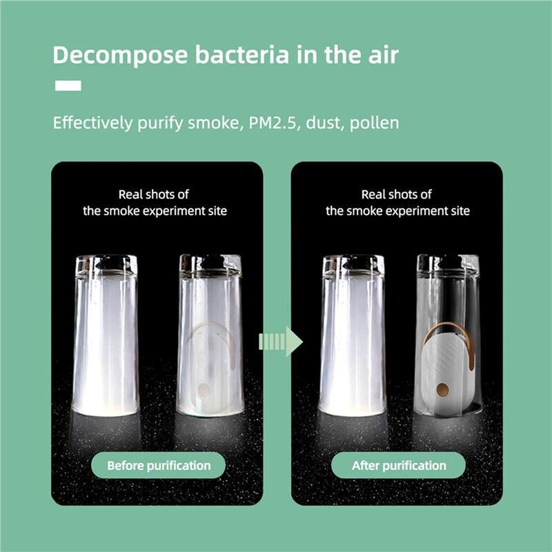 Mini lanyard Portable Air Purifier Cleaner Negative Ion USB Mini Home - VirtuousWares:Global