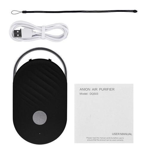 Mini lanyard Portable Air Purifier Cleaner Negative Ion USB Mini Home - VirtuousWares:Global