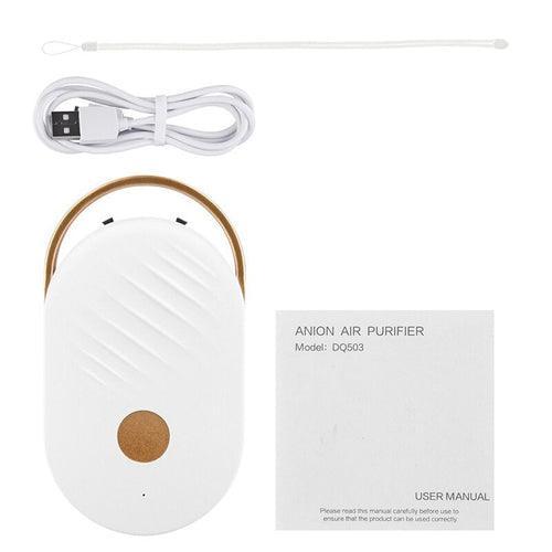 Mini lanyard Portable Air Purifier Cleaner Negative Ion USB Mini Home - VirtuousWares:Global