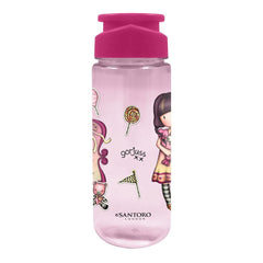 Water bottle Gorjuss Carousel Pink PVC (500 ml) - VirtuousWares:Global
